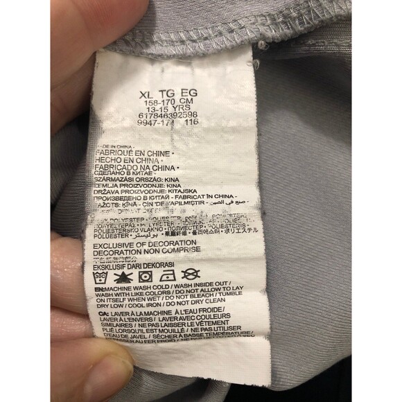 Vintage Youth Boy Air Jordan Basketball Jersey, Red Embroidery, Sportswear SZ XL - Picture 10 of 10